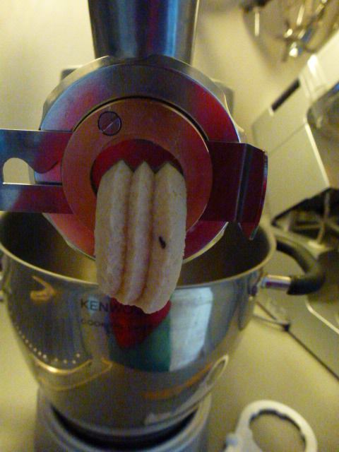 Shortbread, cookies, pasta insert, Kenwood, Philips Pastamaker, pasta machine, die, biscotti, Philips Viva