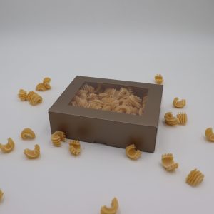 Geschenkverpackung klein bronze metallic (3 Stück)