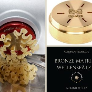 Matrize Bronze - Spätzli / Wellenspätzle – Bild 5