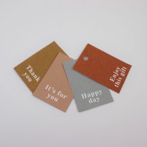 Rectangular gift tag 1