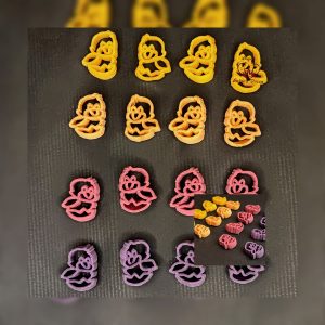 matrize aus bronze küken ostern