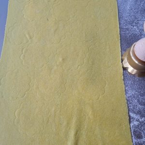 raviolistempel "fiore" in blumenform aus messing durchmesser 50 mm