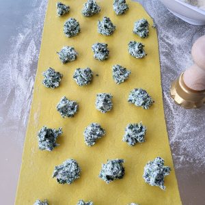 raviolistempel "fiore" in blumenform aus messing durchmesser 50 mm