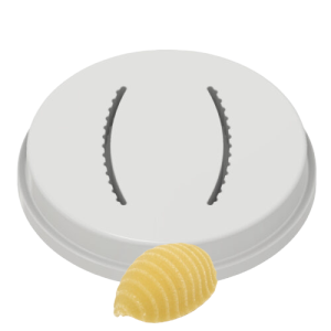 matrize aus pom gnocco sardo /sardische gnocchi 31 mm für kitchenaid