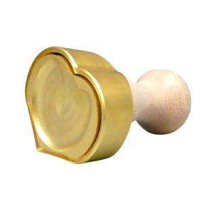 raviolistempel in herzform aus messing 65 mm x 53 mm