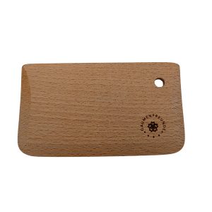 teigkarte aus buchenholz 14 x 8 cm