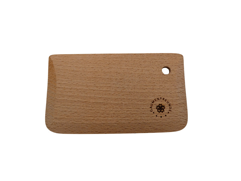 teigkarte aus buchenholz 14 x 8 cm