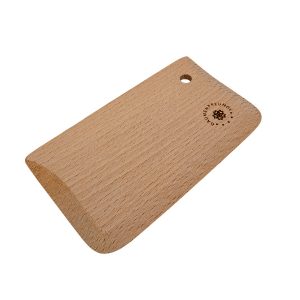 teigkarte aus buchenholz 14 x 8 cm