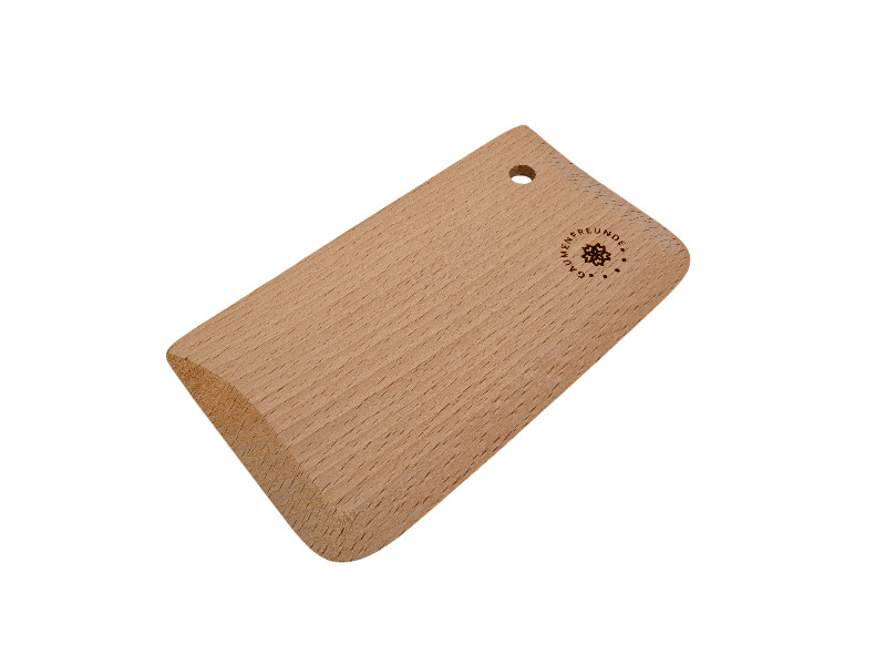 teigkarte aus buchenholz 14 x 8 cm