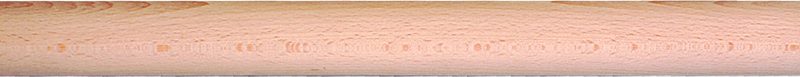 nudelholz zylindrisch aus buchenholz, länge 34 cm, durchmesser 4,3 cm