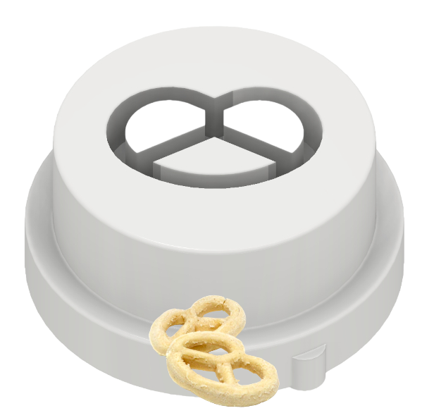 matrize aus pom riesenbrezel brezel xxl für philips avance