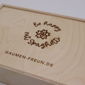 kasterl für bronze matrizen 4,5 cm be happy eat spaghetti