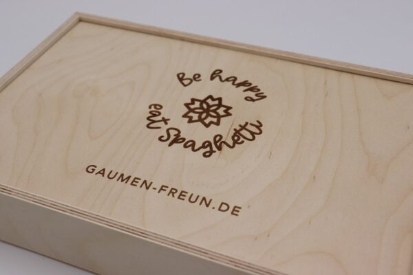 kasterl für bronze matrizen 4,5 cm be happy eat spaghetti