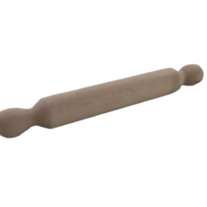 Rodillo/rodillo de amasar de madera de haya, longitud 40 cm, diámetro 5 cm