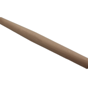nudelholz / teigrolle in konischer form aus buchenholz, länge 50 cm, durchmesser 32 40 mm