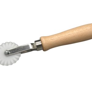 teigrädchen "spronella" mit gezahnter klinge aus pom