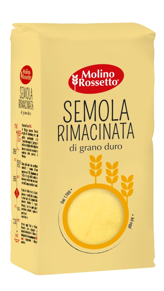 sémola rimacinata de grano duro