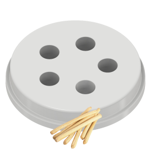 matrize aus pom grissini 8 mm für kitchenaid