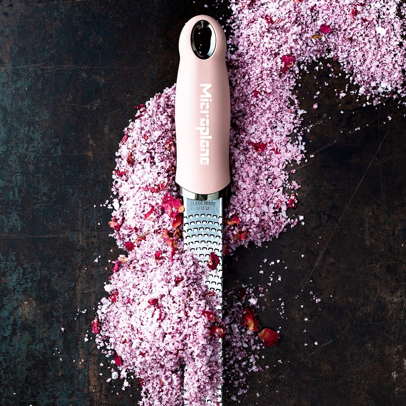 microplane grater old pink