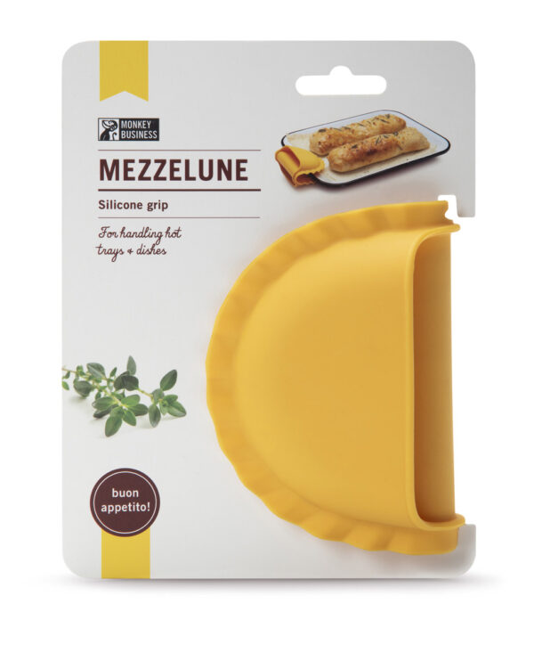 Mezzelune oven glove made of silicone