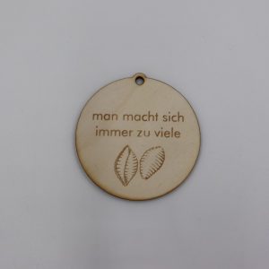 3er Set Geschenkanhänger groß -Weihnachten Ø 8 cm - 3 Stück – Bild 5