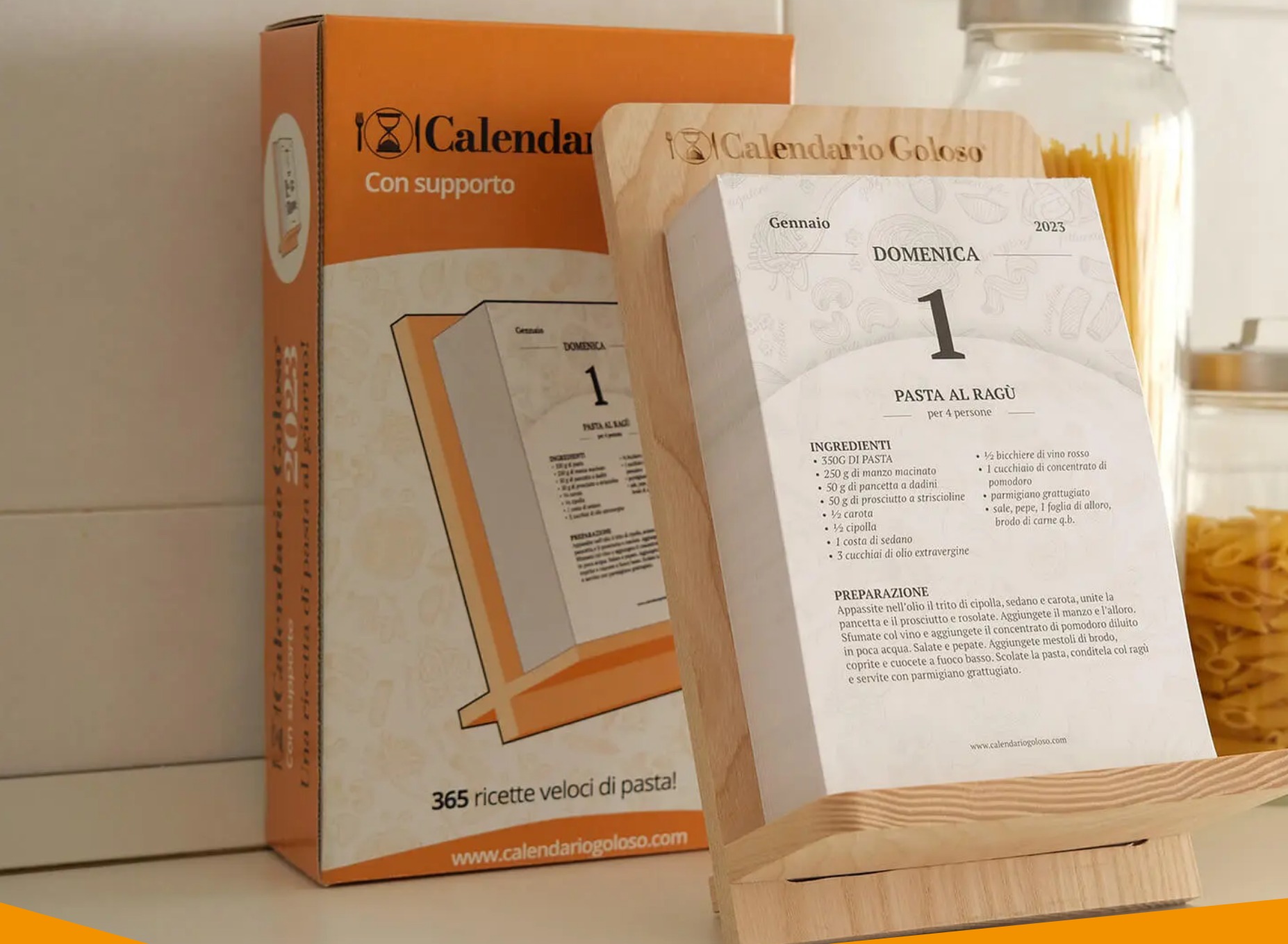 rezeptkalender mit 365 pastarezepten für 2023
