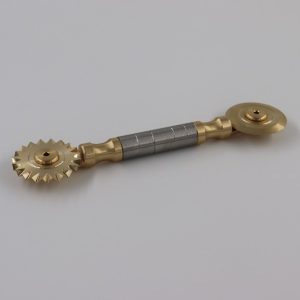 set ravioleasy kenwoodedition + teigrädchen mit gezahnter und glatter messingklinge