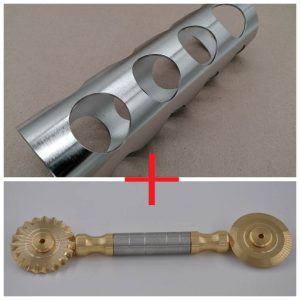 set ravioleasy kenwoodedition + teigrädchen mit raviolischneider pom