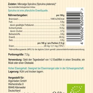 färbemittel spirulina blau