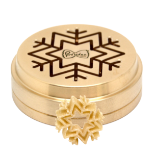 matrize aus bronze fiochi di neve schneeflocken groß