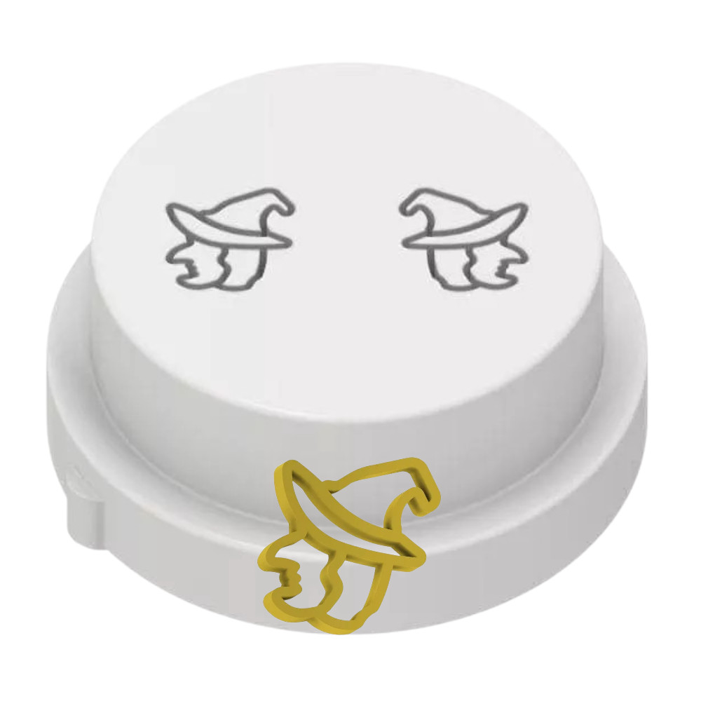 matrize pom hexe (halloween) für philips pastamaker avance / 7000er