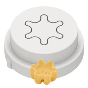 matrize aus pom lotusblüte xl philips avance