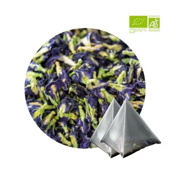 tinte orgánico té de flor de mariposa 1 porción