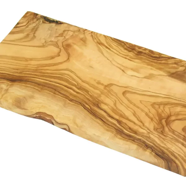 Planche à découper coupe naturelle 50 cm bois d'olivier