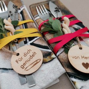 geschenkanhänger klein danke