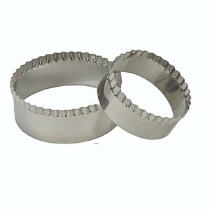 ausstecher rund 86 mm und 70 mm, glatt und gezahnt