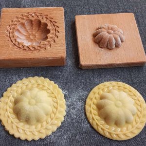 raviolibrettchen gourmet mit gegenstempel flower / blume