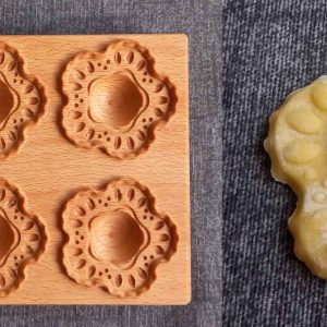 raviolibrettchen gourmet mit gegenstempel flower / blume