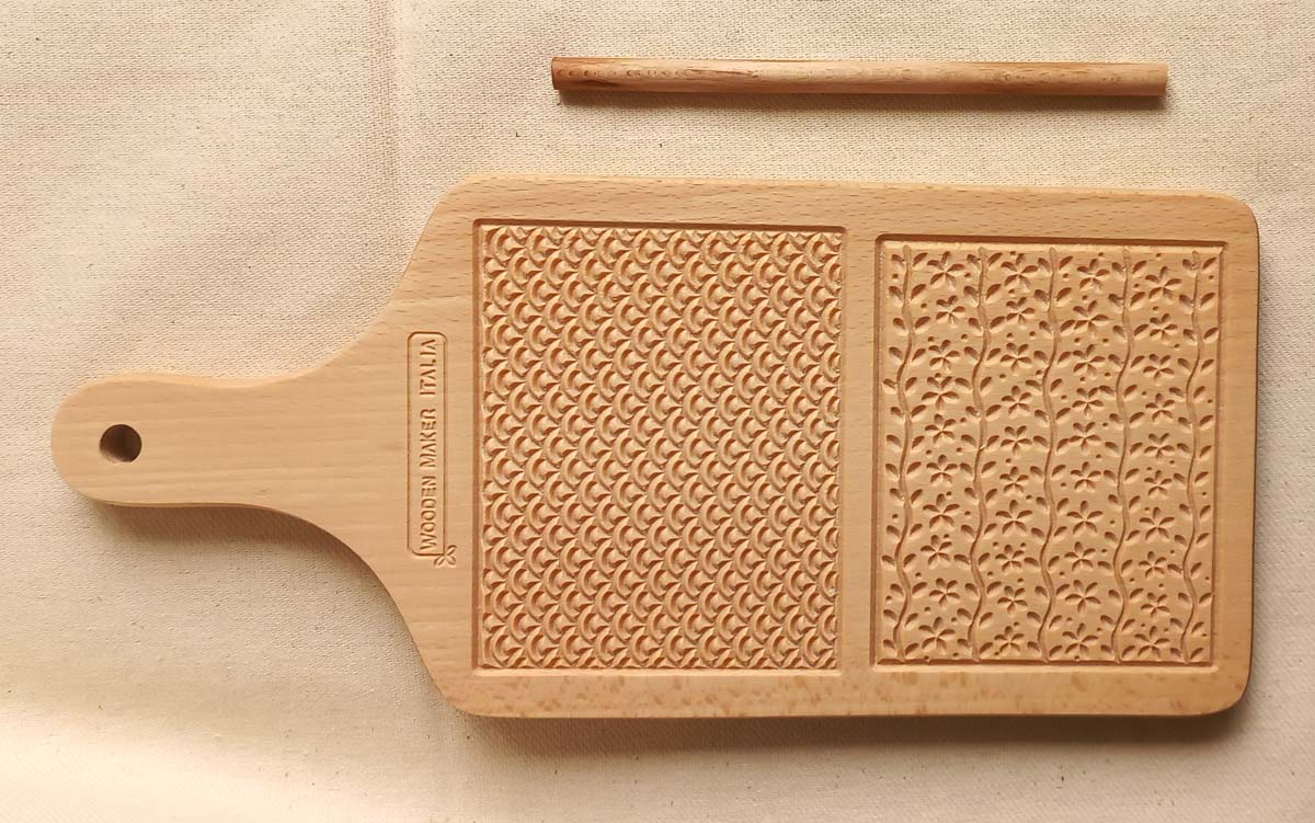 raviolibrettchen gourmet mit gegenstempel flower / blume