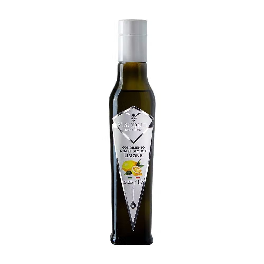 visconti extra virgin olive oil and lime olive oil with lemon, 250ml