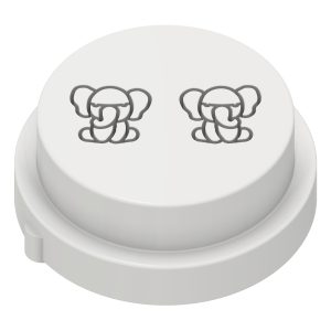 Matrize POM - Elefant (Elephant, Wildlife) für Philips Pastamaker Avance / 7000er – Bild 3