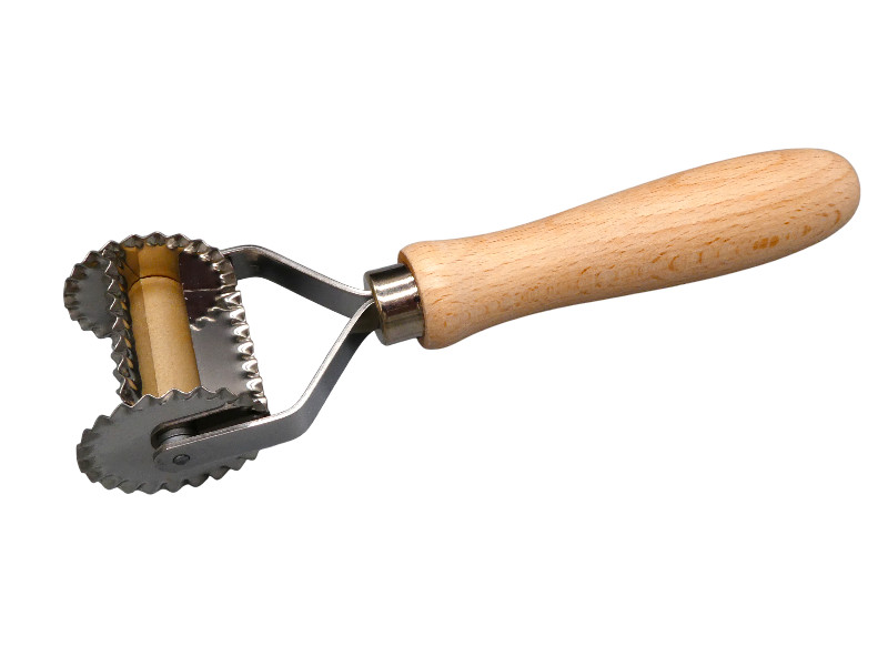teigroller / teigschneider (wellenrand, 38 mm) für tortellini