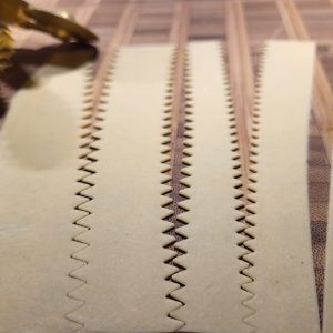 7 facher teigschneider teigrad teigrädchen teigroller, gezahnt, messing, reginette, pappardelle