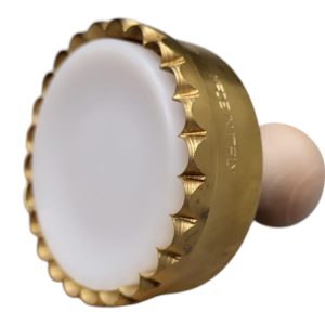 raviolistempel rund aus messing durchmesser 38 mm