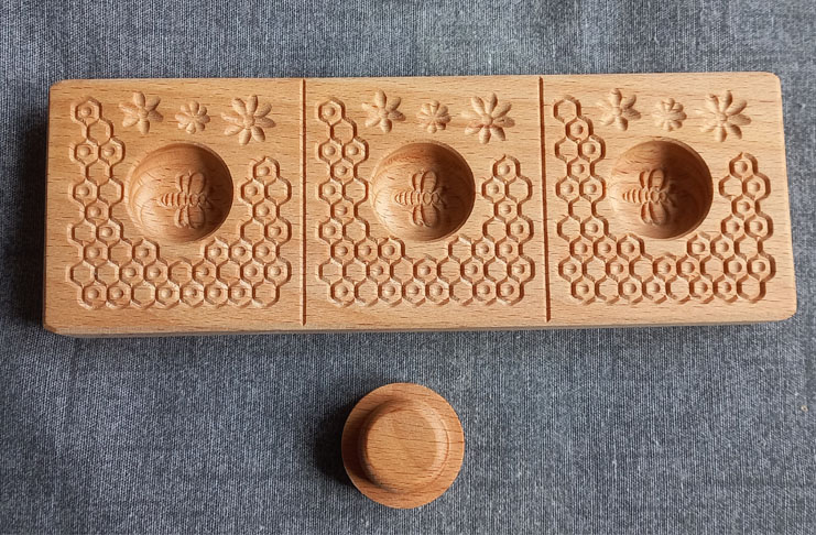 raviolibrett für 3 ravioli "mare nostrum" mit stössel