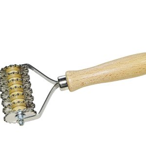teigroller / teigschneider (7 klingen, wellenrand) fettuccine, tagliatelle, fileja, fusilli, maccheroni