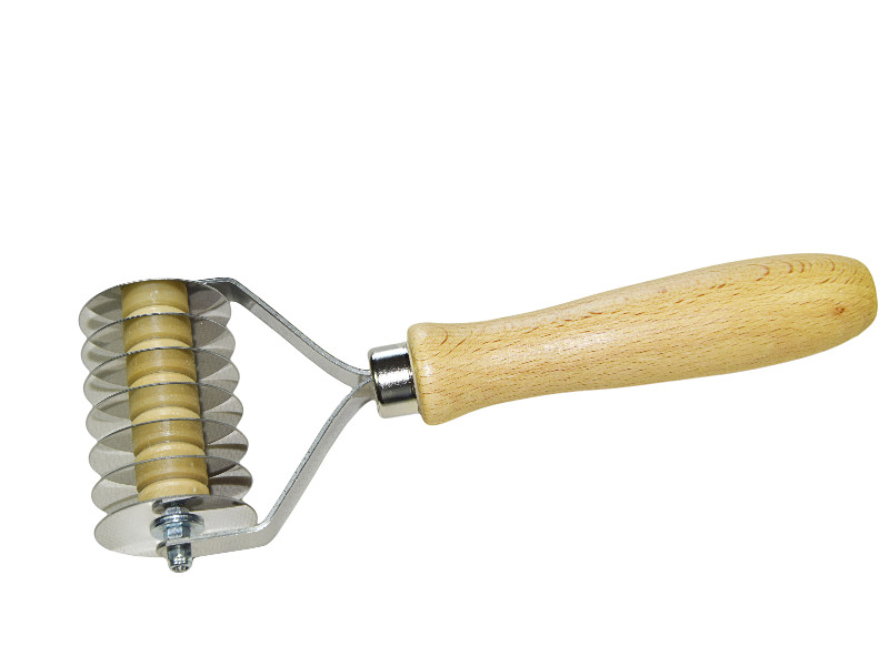 teigroller / teigschneider (7 klingen, glatt) fettuccine, tagliatelle, fileja, fusilli, maccheroni