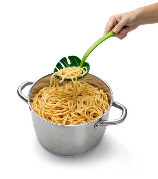 papa nessie spaghetti spoon pasta ladle turquoise