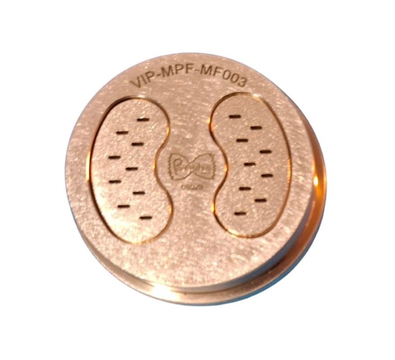 matrize aus bronze tagliolini 3 mm la fattorina vip2, vip4, fimar mpf 2.5, mpf 4, pf25e, pf40e, nmf8