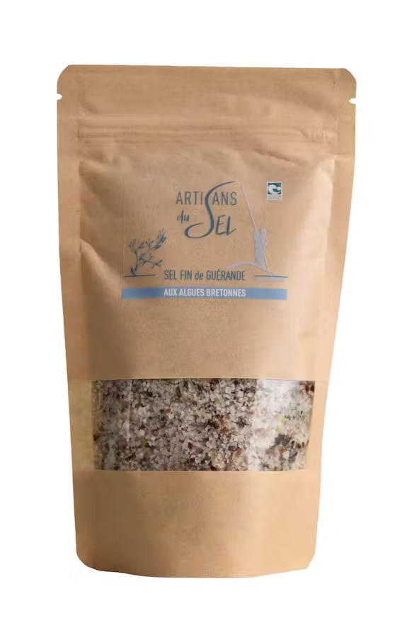 natürliches meersalz aus der bretagne (frankreich) mit bretonischen algen 200 g